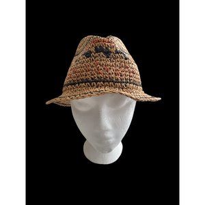 ECHO CROCHETED STRAW PACKABLE BUCKET HAT